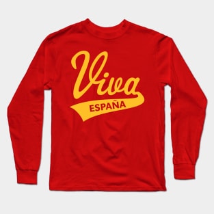 Viva España (Spain / Gold) Long Sleeve T-Shirt